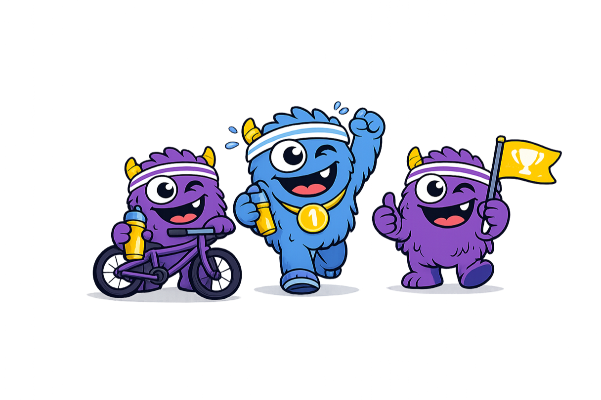 Team planer sports characters